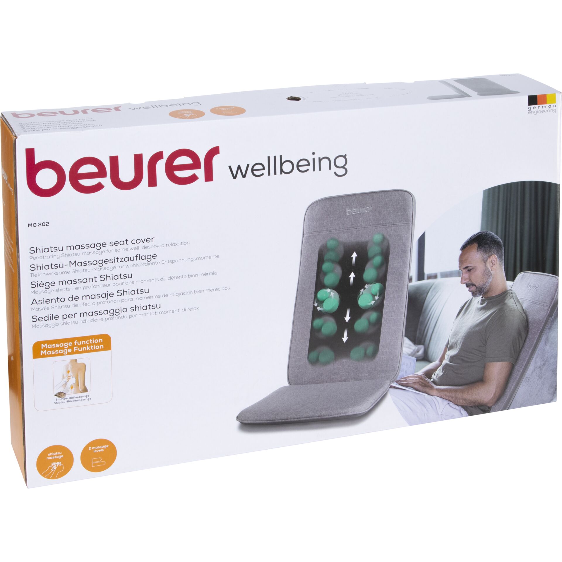 Beurer MG 202 grey Massagekissen