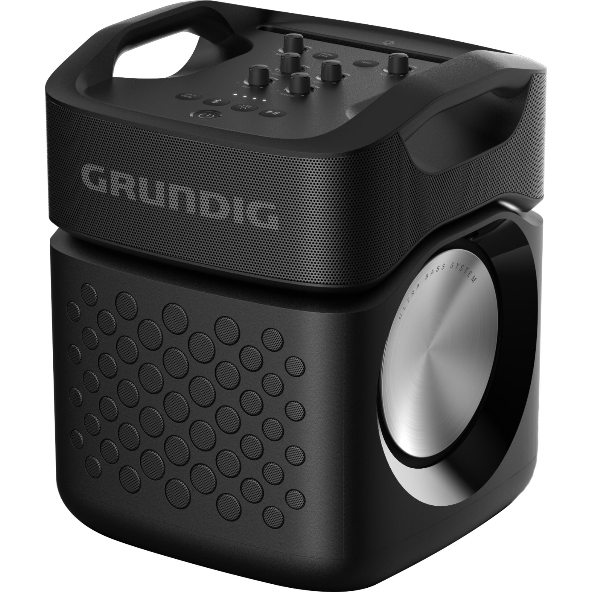 Grundig PartyHit Max Tragbarer Mono-Lautsprecher Schwarz