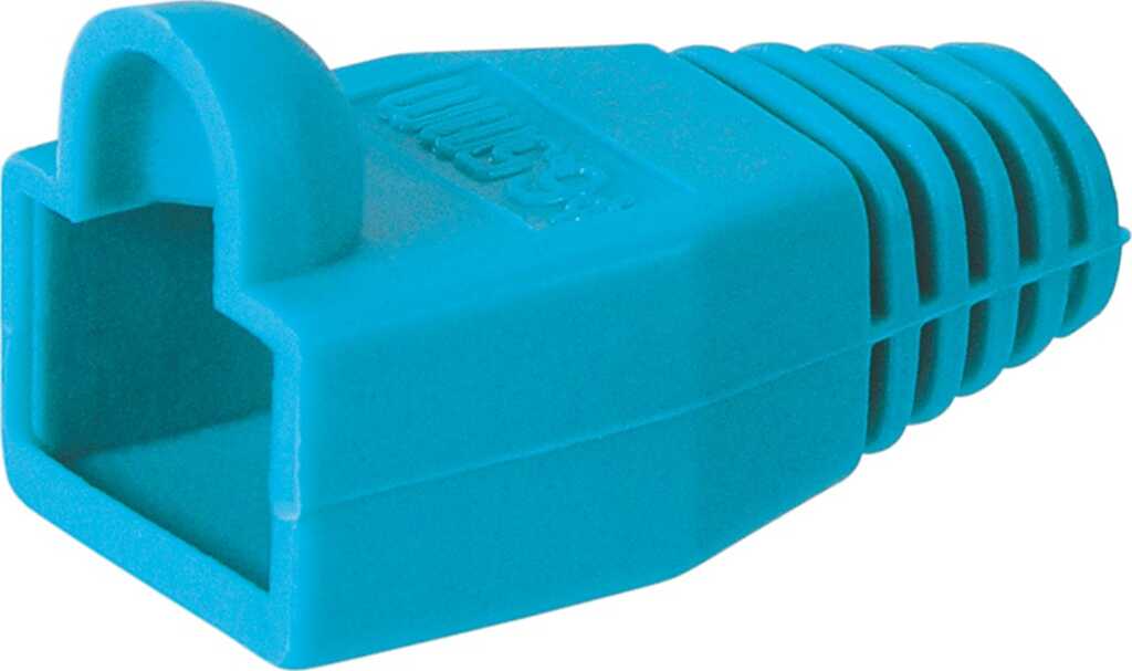 goobay Tülle für RJ45 Stecker blau, Kabeleinführung 6.40mm, 10 Stk.