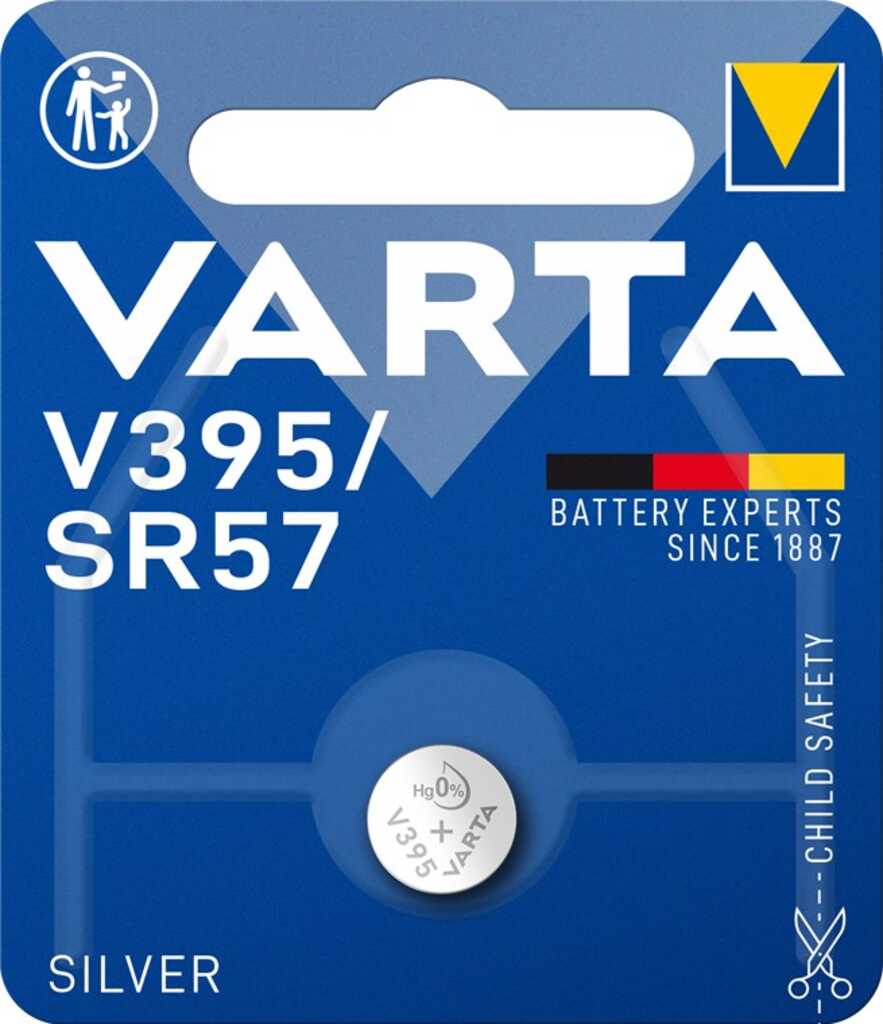 Varta Silberoxid-Zink 1,55V SR57 (V395) Knopfzelle 