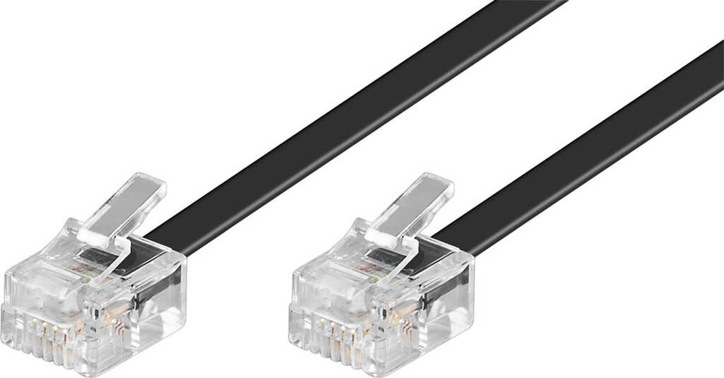 6m Modularanschlusskabel RJ11/RJ14-Stecker (6P4C) > RJ11/RJ14-Stecker (6P4C)