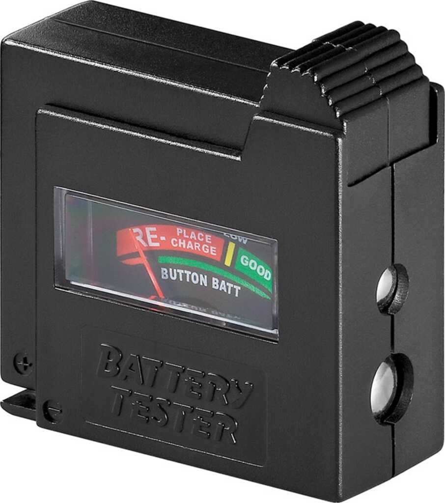 goobay Batterietester universal für AAA/AA/C/D/9V 