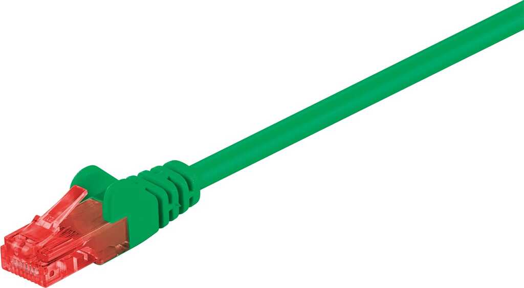 Goobay 68445 Netzwerkkabel Grün 10 m Cat6 U/UTP (UTP)