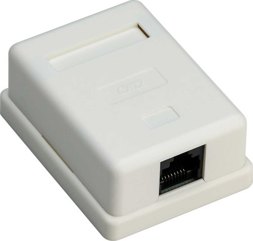 RJ45-Dose goobay Cat.6 Anschlussdose 