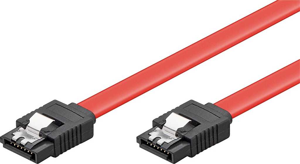 Goobay 93115 SATA-Kabel 0,5 m SATA 7-pin Rot