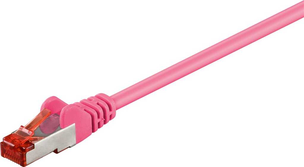 Goobay 93440 Netzwerkkabel Magenta 30 m Cat6 S/FTP (S-STP)