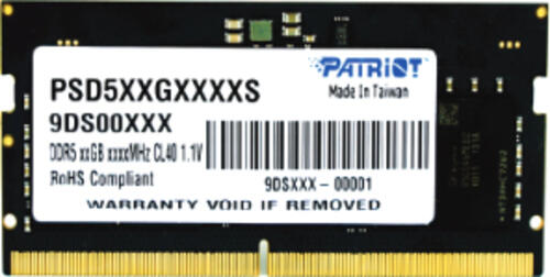 Patriot Memory Signature PSD532G48002S Speichermodul 32 GB 1 x 32 GB DDR5 4800 MHz