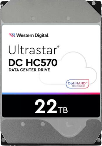 Western Digital Ultrastar DH HC570 Interne Festplatte 22 TB 7200 RPM 512 MB 3.5 SAS