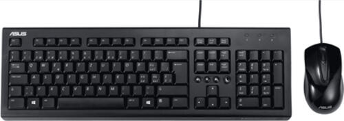 ASUS U2000 Keyboard + Mouse Set Tastatur Maus enthalten Universal USB Schwarz