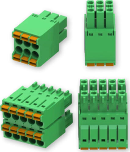 Teltonika PR5MEC15 Anschlussblock 2 x 5, 2 x 3 Grün