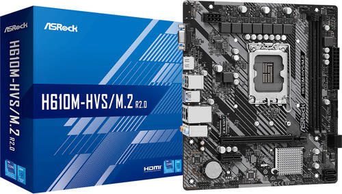 Asrock H610M-HVS/M.2 R2.0 Intel H610 LGA 1700 micro ATX