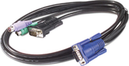 APC 1.8m KVM PS/2 Cable Tastatur/Video/Maus (KVM)-Kabel Schwarz 1,8 m