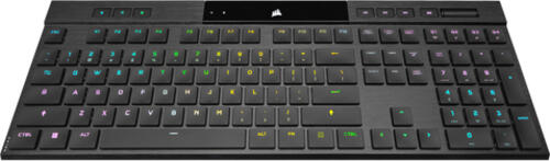 Corsair K100 RGB AIR Tastatur Gaming USB + RF Wireless + Bluetooth QWERTZ Deutsch Schwarz