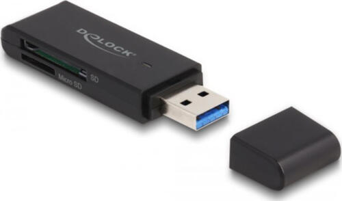 DeLOCK Card Reader SuperSpeed USB 5 Gbps für SD und Micro SD Speicherkarten