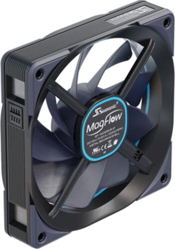 Seasonic MagFlow 1-Fan Kit Computergehäuse Ventilator 12 cm Schwarz 1 Stück(e)