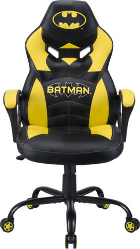 Subsonic Batman Junior PC-Gamingstuhl Gepolsterter, ausgestopfter Sitz Schwarz, Gelb