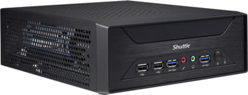 Shuttle XPC slim Barebone XH510G - S1200, Intel H510, 1xDP, 1xHDMI, 1x PCI-E 16X, 1x LAN, 1x 2.5, 2x M.2, 24/7 Dauerbetrieb