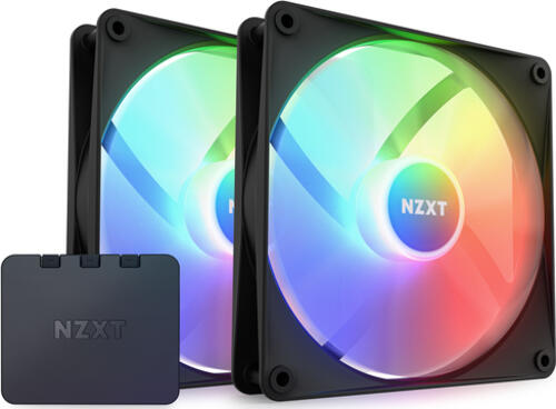 NZXT F140 RGB Core Computergehäuse Ventilator 14 cm Schwarz 2 Stück(e)