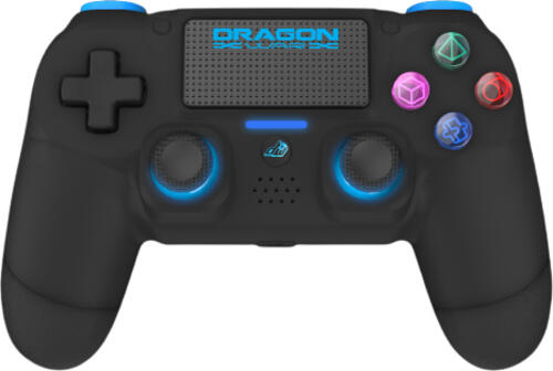 Dragon War Dragonwar Shock 4 Schwarz Bluetooth/USB Gamepad Analog / Digital PC, PlayStation 4