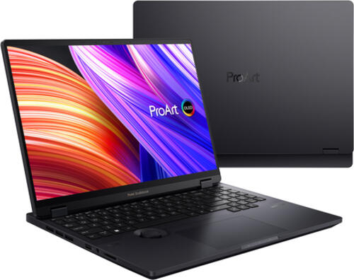 ASUS ProArt StudioBook 16 OLED H7604JI-MY008W Intel Core i9 i9-13980HX Laptop 40,6 cm (16) Touchscreen 32 GB DDR5-SDRAM 2 TB SSD NVIDIA GeForce RTX 4070 Wi-Fi 6E (802.11ax) Windows 11 Home Schwarz