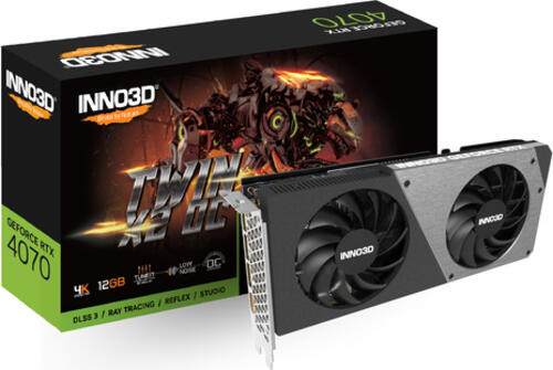 Inno3D N40702-126XX-185252N Grafikkarte NVIDIA GeForce RTX 4070 12 GB GDDR6X