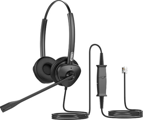 Fanvil HT302 Kopfhörer & Headset Kabelgebunden Kopfband Büro/Callcenter USB Typ-A Schwarz