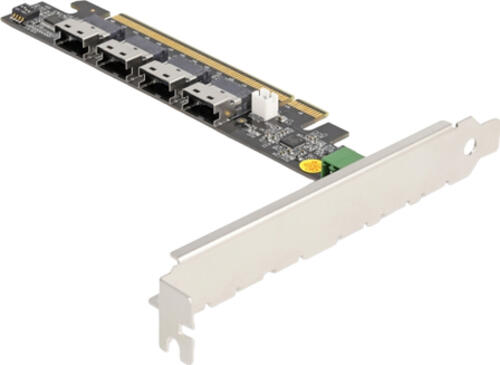 DeLOCK PCI Express x16 Karte zu 4 x intern SFF-8654 4i NVMe - Bifurcation