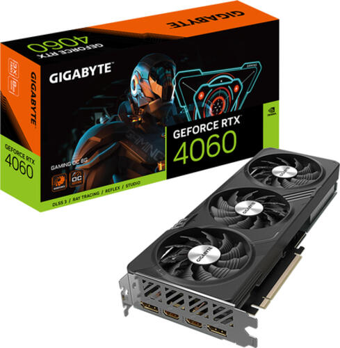 GIGABYTE GAMING GeForce RTX 4060 OC 8G NVIDIA GeForce RTX 4060 8 GB GDDR6