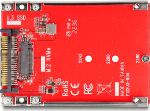 DeLOCK 2.5 Konverter U.3 SFF-8639 zu M.2 NVMe Key M - 7 mm