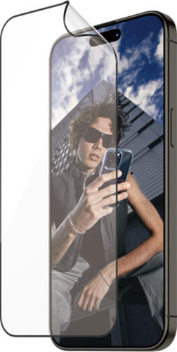 PanzerGlass  MATRIX Displayschutz mit D3O iPhone 15 Pro Max  Ultra-Wide Fit m. AlignerKit