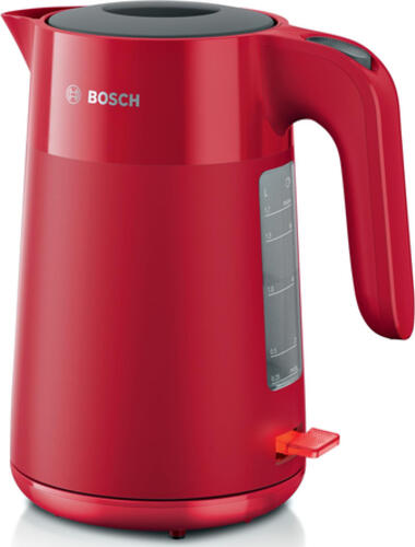 Bosch TWK2M164 Wasserkocher 1,7 l 2400 W Schwarz, Grau, Rot