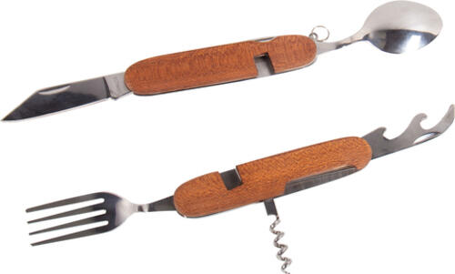 Thumbs Up Camping Cutlery Tool Multi-Tool-Messer Braun