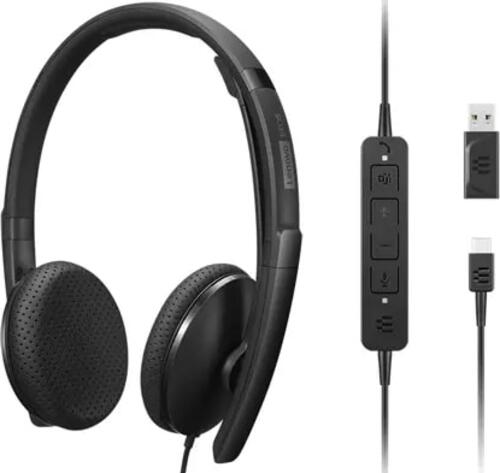 Lenovo 4XD1M45626 Kopfhörer & Headset Kabelgebunden Kopfband USB Typ-C Schwarz