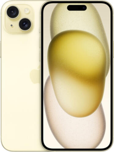 Apple iPhone 15 Plus 128GB gelb, 6.7 Zoll, 48.0MP, 6GB, 128GB, Apple Smartphone