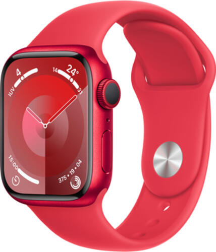 Apple Watch Series 9 41 mm Digital 352 x 430 Pixel Touchscreen Rot WLAN GPS