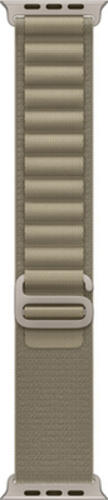 Apple MT5U3ZM/A Intelligentes tragbares Accessoire Band Olive Recyceltes Polyester, Spandex, Titan