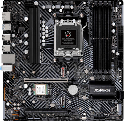 Asrock B650M PG LIGHTNING WIFI AMD B650 Sockel AM5 micro ATX