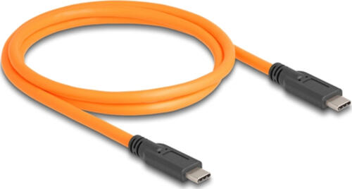 DeLOCK USB 5 Gbps Kabel USB Type-C Stecker zu USB Type-C Stecker für Tethered Shooting 1 m orange