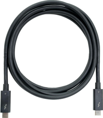 QNAP CAB-TBT4-2M Thunderbolt-Kabel 40 Gbit/s Schwarz