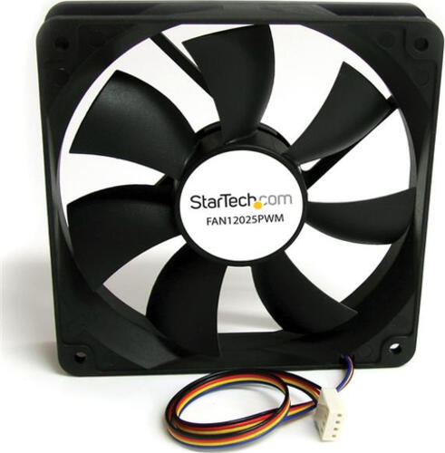 StarTech.com 120mm Computer Gehäuselüfter/ PWM Cooling Fan - Lüfter für Computer Gehäuse mit 4-pin Molex