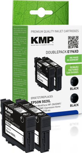 KMP 1646,4021 Druckerpatrone 2 Stück(e) Kompatibel Schwarz