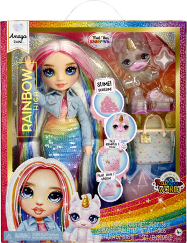 Rainbow High Classic Rainbow Fashion Doll- Amaya (rainbow)