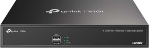 TP-Link VIGI NVR1004H Netzwerk-Videorekorder (NVR) Schwarz