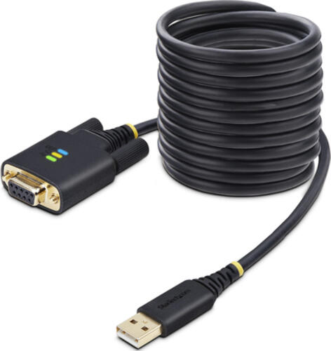 StarTech.com 1P10FFCN-USB-SERIAL Serien-Kabel Schwarz 3 m USB Typ-A DB-9