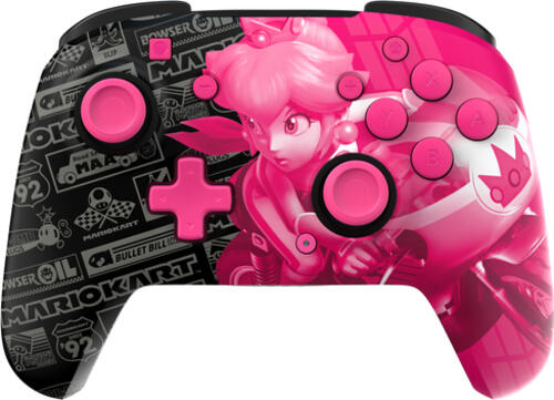 PDP Rematch Glow Schwarz, Pink Gamepad Analog / Digital Nintendo Switch, Nintendo Switch OLED