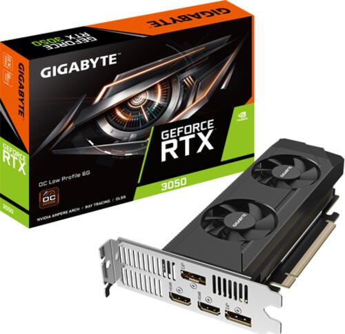 GIGABYTE GeForce RTX 3050 OC Low Profile 6G NVIDIA 6 GB GDDR6