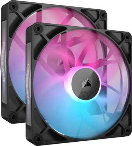 Corsair iCUE LINK RX140 RGB Computergehäuse Ventilator 14 cm Schwarz 2 Stück(e)