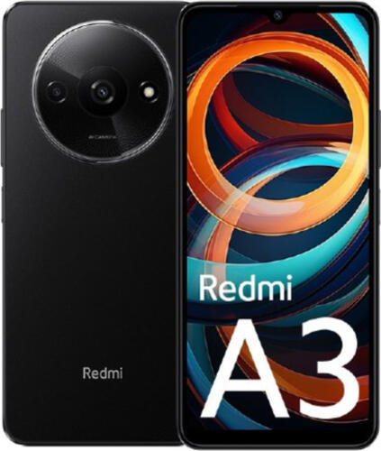 Xiaomi Redmi A3 64GB Midnight Black, 6.71 Zoll, 8.0MP, 3GB, 64GB, Android Smartphone