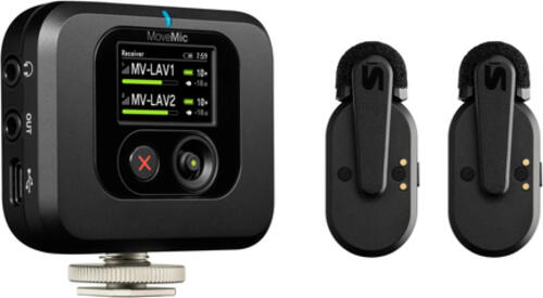 Shure MV-TWO-KIT-Z6 Kabelloser Mikrofonempfänger Kamerahalterung