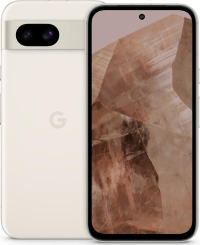 Google Pixel 8a 128GB Porcelain, 6.1 Zoll, 64.0MP, 8GB, 128GB, Android Smartphone